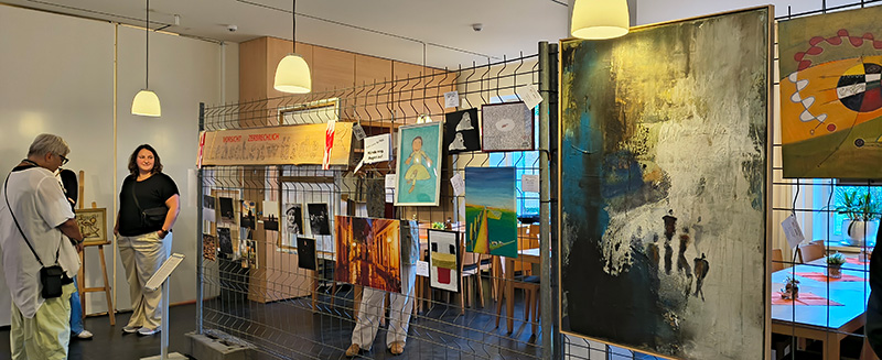 Kunst am Bauzaun Schaufenstergalerie 2026