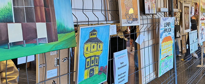 Kunst am Bauzaun Schaufenstergalerie 2026