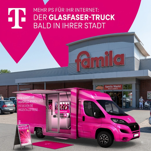 🚚Glasfaser kommt direkt zu euch!