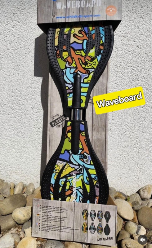Buntes Waveboard von Schildkröt bei Twenhäfel Spielwaren