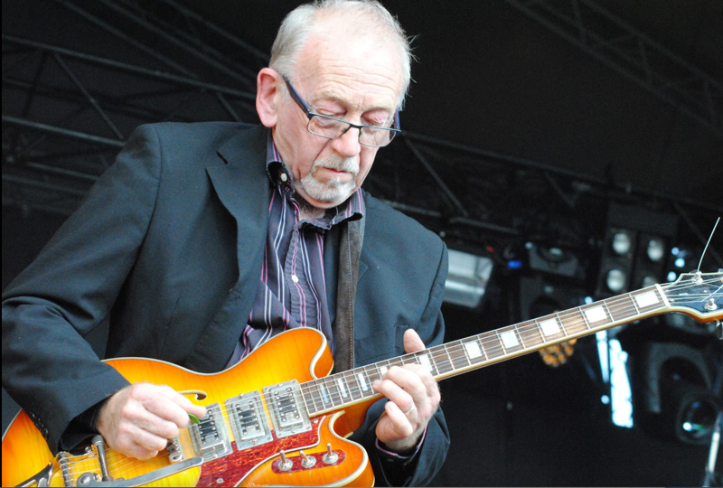 Bühnenfoto des Musikers Dick Taylor